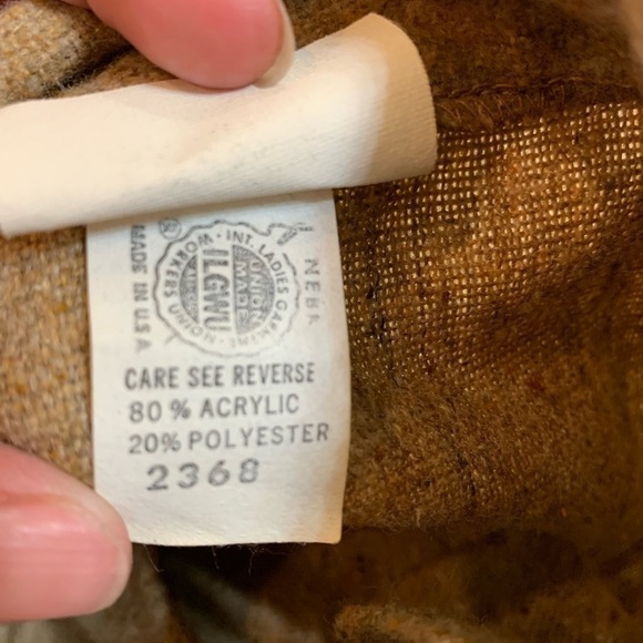 VINTAGE Beeline Fashions Brown A-Line Skirt Size 8 (Read) - Picture 7 of 8